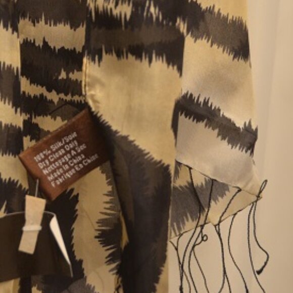 DANIER 100% Silk Sheer Scarf  - 2 available - Picture 7 of 7